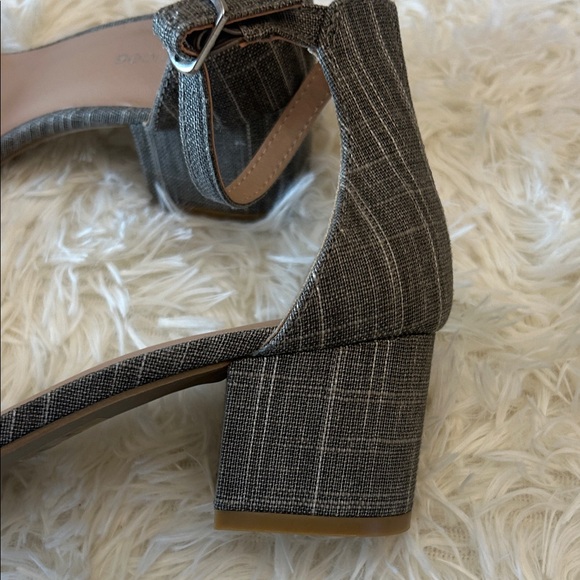 Maurices Taupe Braided Front Ankle-Strap Block Heel Sandal - Picture 6 of 14